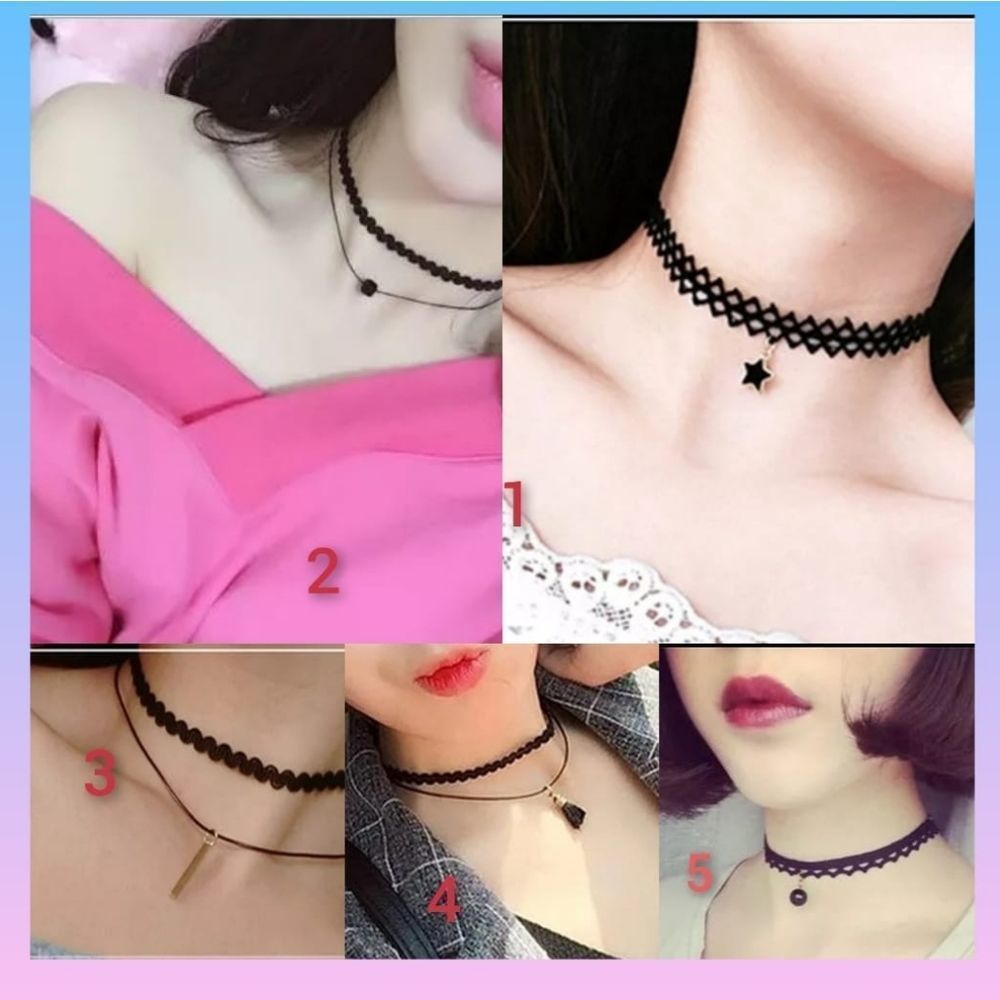 Choker Necklace lace accessories collar jewelry ve